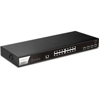 DrayTek Q2200x 16-Port 2.5GbE Managed Switch 10G SFP+ Uplinks
