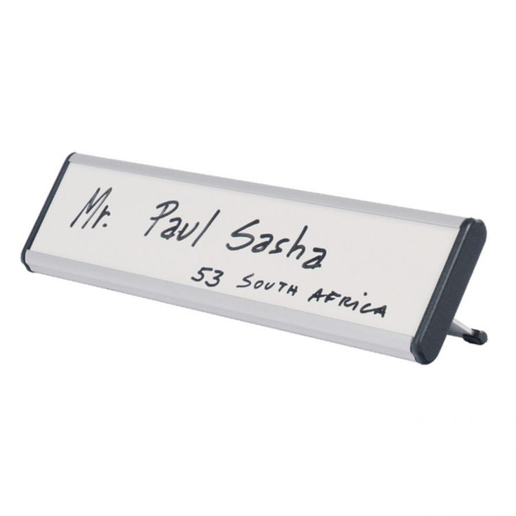 Bi-Office NPL01011 Drywipe Desk Nameplate