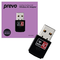 Prevo AC600 Dual Band USB WiFi Adapter 600Mbps Wireless Dongle