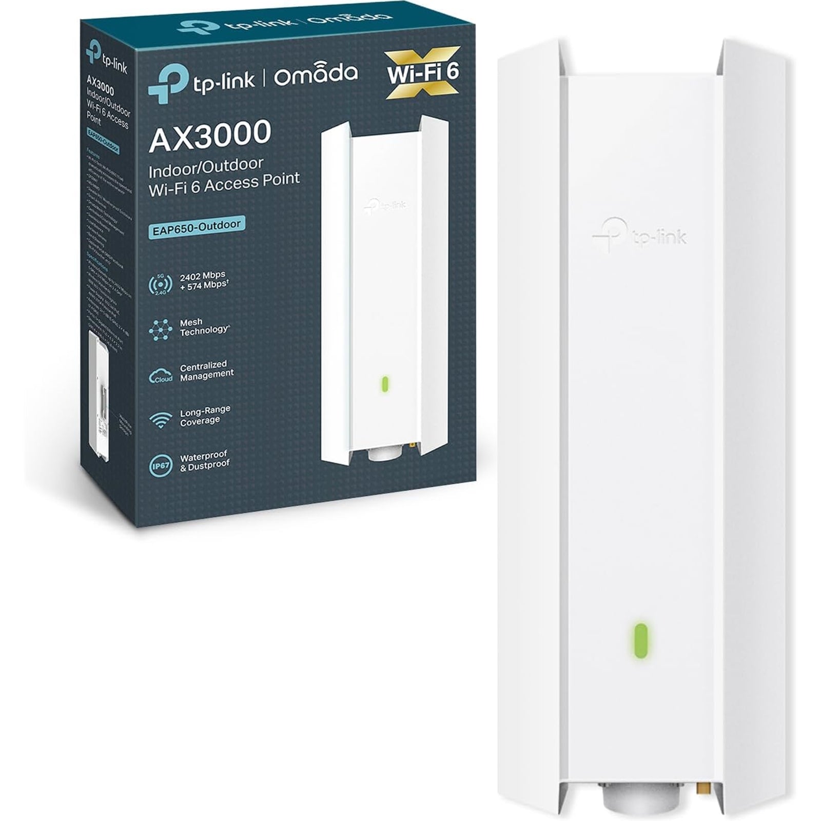 TP-Link Omada EAP650-Outdoor AX3000 WiFi 6 Access Point IP67