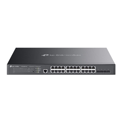 TP-Link 24-Port 2.5GBASE-T L2+ Managed Switch with 4-Port 10GE SFP+, 16-Port PoE+, and 8-Port PoE++