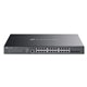 TP-Link Omada 24-Port 2.5GBASE-T Switch with 4-Port 10GE SFP+ and PoE+ support, black metal chassis