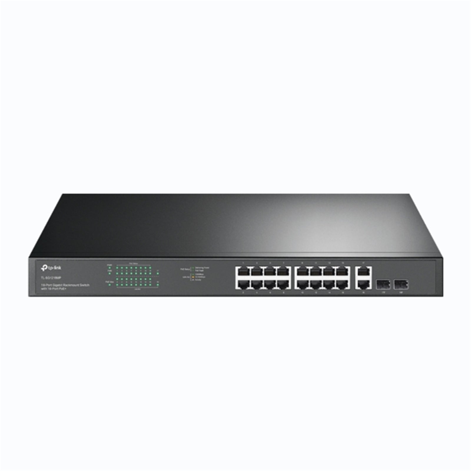 TP-Link TL-SG1218MP 18-Port Gigabit Rackmount PoE+ Switch 250W