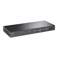 TP-Link TL-SL1218MP 16-Port Metal PoE+ Switch 192W Gigabit Uplink