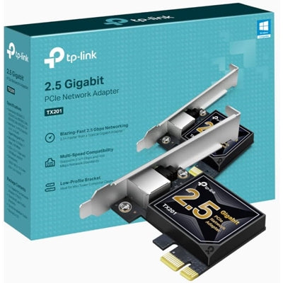 TP-Link TX201 2.5G PCIe Network Adapter - Low-Profile Bracket