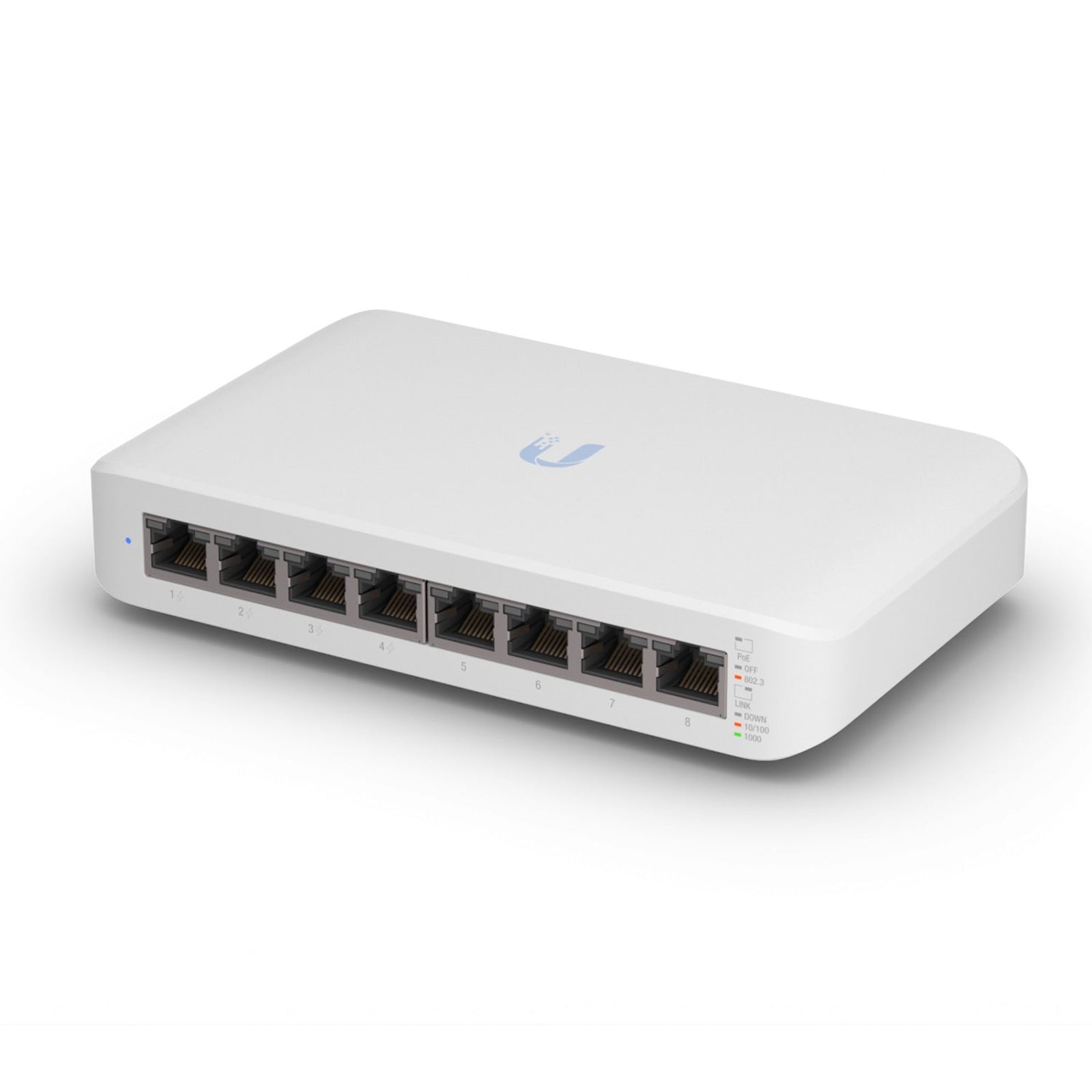 Ubiquiti USW-Lite-8-PoE 8-Port Gigabit Managed Switch 52W PoE+ (UK)