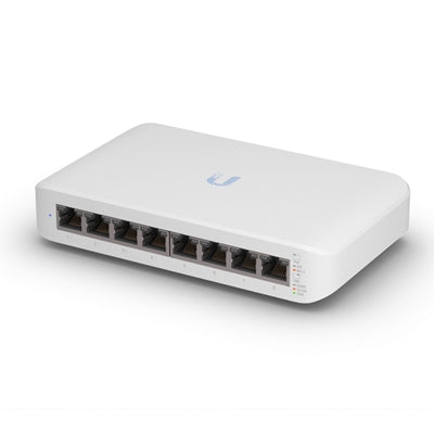 Ubiquiti USW-Lite-8-PoE 8-Port Gigabit Managed Switch 52W PoE+ (UK)