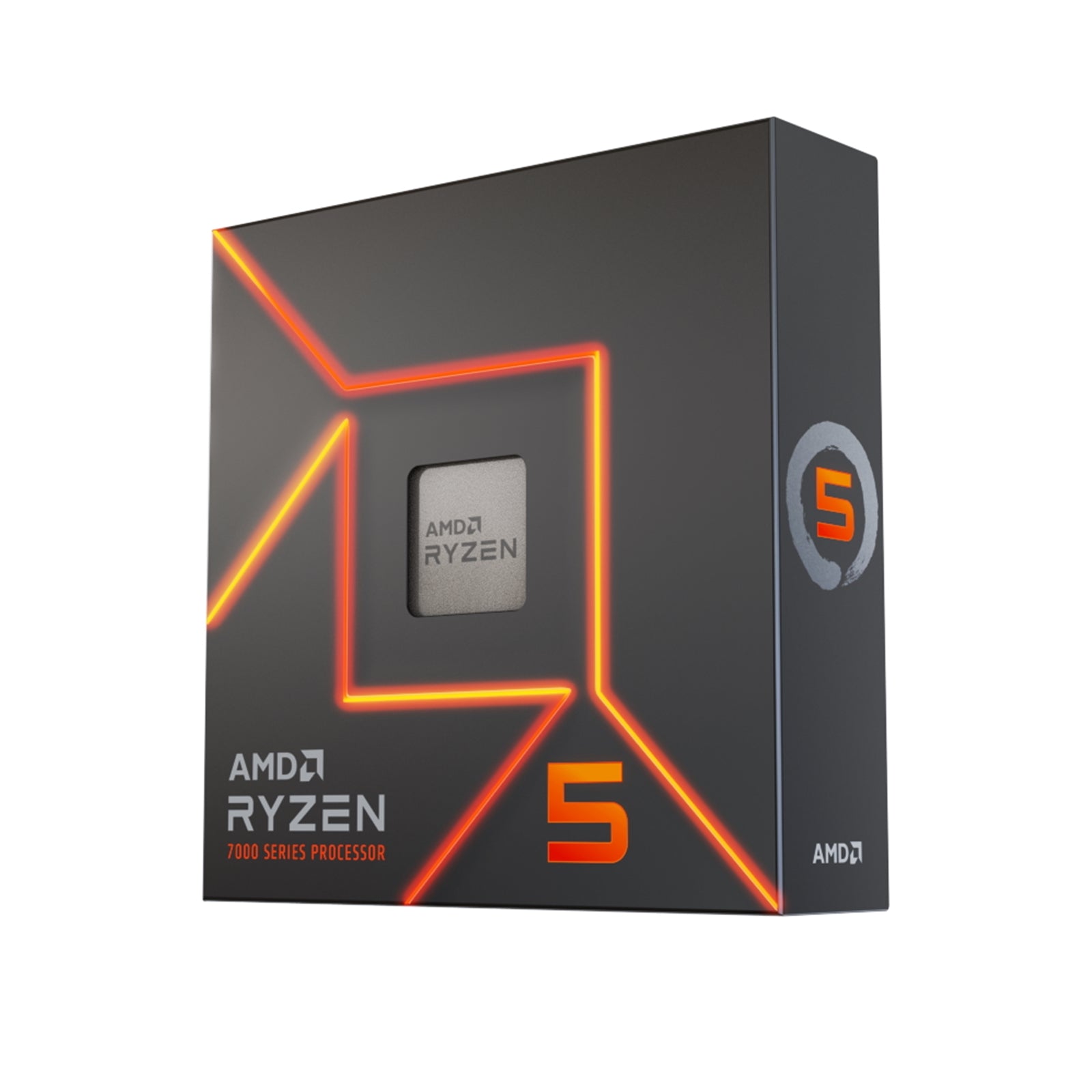 AMD Ryzen 5 7600X 6-Core Desktop Processor - 5.3GHz Boost, AM5