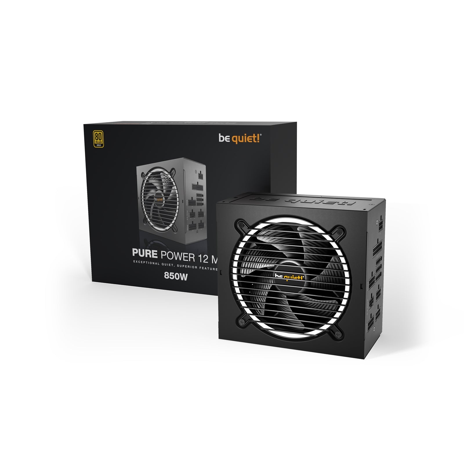 be quiet! Pure Power 12 M 850W Modular PSU - ATX 3.1 Gold Certified