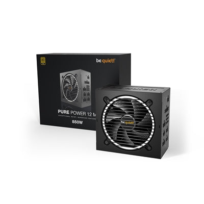 be quiet! Pure Power 12 M 850W Modular PSU - ATX 3.1 Gold Certified