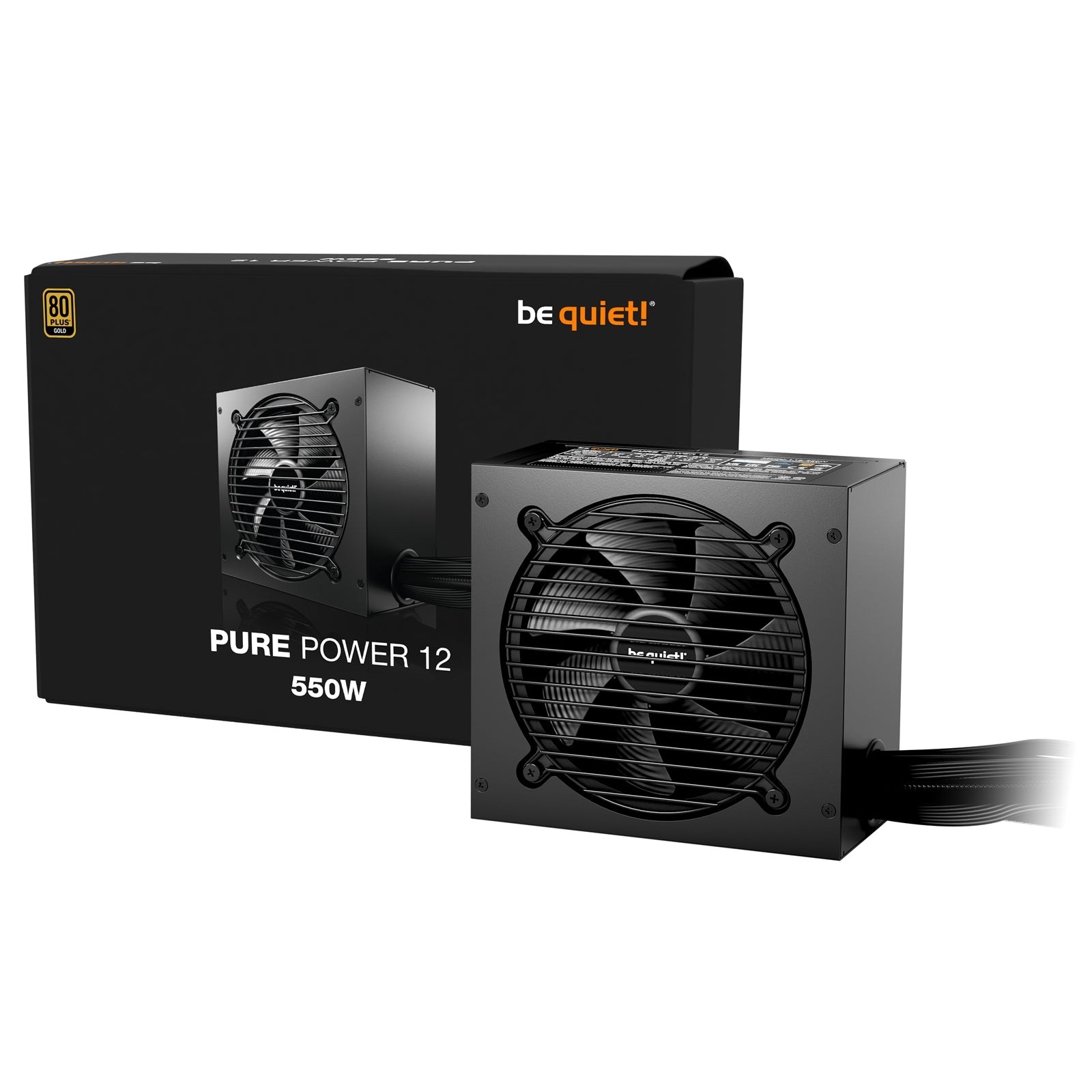 be quiet! Pure Power 12 550W 80+ Gold PSU - ATX 3.1 PCIe 5.1