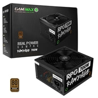 GAMEMAX Rampage 700W PSU 80 PLUS Bronze Non-Modular Black ATX