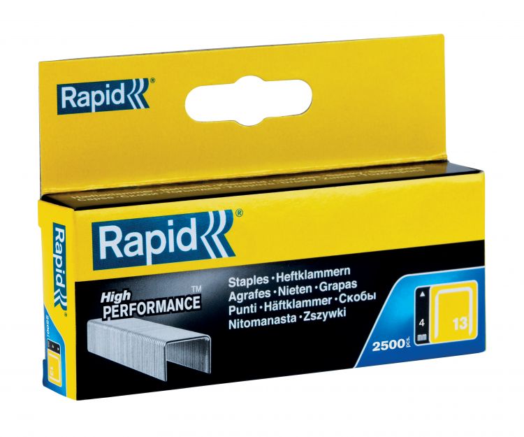 Rapid No. 13 Finewire Staple 4 mm