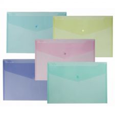 Snopake 15914 ReBorn Recycled Foolscap Polyfile Pack of 5