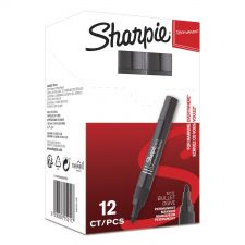 Sharpie S0192584 M15 Permanent Marker Bullet Tip Black Box of 12