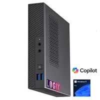 LOGIX 12th Gen Intel i5 Mini PC 8GB RAM 250GB NVMe Windows 11 Pro
