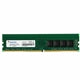 Green ADATA 8GB DDR4 3200MHz DIMM desktop memory module with 1.2V low voltage and 8-layer PCB design.