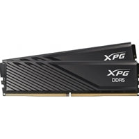 Black ADATA XPG Lancer Blade 32GB DDR5 RAM kit (2x16GB) with 6000MHz speed, featuring sleek design and ridged texture.