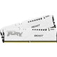 Kingston FURY Beast 32GB DDR5 RAM 5600MHz DIMM kit in white, featuring 2x16GB modules.