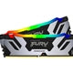 Kingston FURY Renegade RGB KF572C38RSAK2-48 48GB (24GB x2) DDR5 7200MT/s Silver/Black DIMM [XMP]
