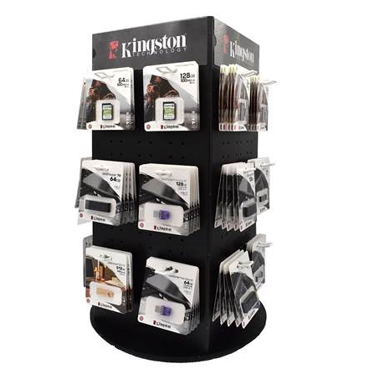 Kingston Countertop Display Stand - 115 Unit Capacity Retail POS