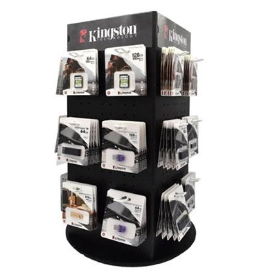 Kingston Countertop Display Stand - 115 Unit Capacity Retail POS