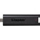 Kingston DataTraveler Max 1TB USB-C flash drive in black, featuring 1000MB/s speed and USB 3.2 Gen 2 technology.