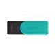 Kingston DataTraveler Exodia S DTXS/128GB USB Flash Drive, 128GB, USB 3.2, Black/Green, Swivel Cap Design