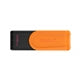Kingston DataTraveler Exodia S DTXS/256GB USB Flash Drive, 256GB, USB 3.2, Black/Orange, Swivel Cap Design