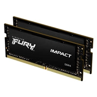 Kingston Fury Impact KF432S20IBK2/16 16GB DDR4 (2x8GB) 3200MHz,  Non ECC, CL20, 1.2V, SODIMM Memory