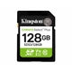 Kingston Canvas Select Plus  SDS3/128GB V30 128GB SD Class 10 UHS-I U3 Flash Card