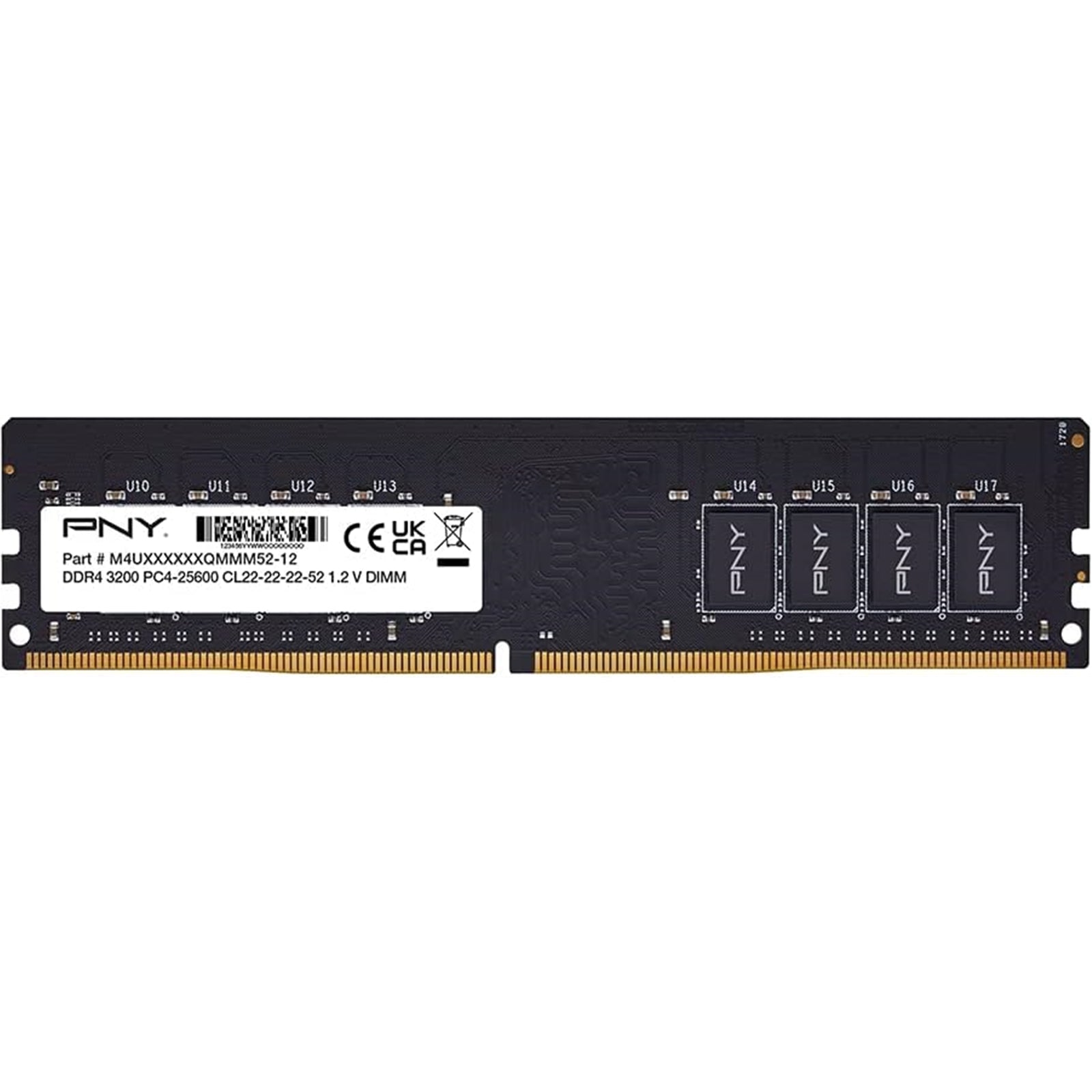 PNY MD8GSD43200-SI 8GB DDR4 3200MHz DIMM Bulk System Memory