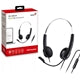 Genius HS-220U-C Copilot AI Ultra Lightweight Headset with Mic, USB-C Connection, Plug and Play, Adjustable Headband and microphone with In-line Volume Control, Black