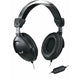 Genius HS-M505X Noise-cancelling Headset with Mic, 3.5mm Connection, Plug and Play with Adjustable Headbandand, In-line microphone and Volume Control, Black