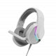 Marvo Scorpion H8618 Tactic 40 USB 2.0 Wired Gaming RGB Headset (White)