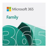 Microsoft 365 Family Medialess 2021 Latest Version - 1 Year Subscription 6 Users  - Electronic Download ESD