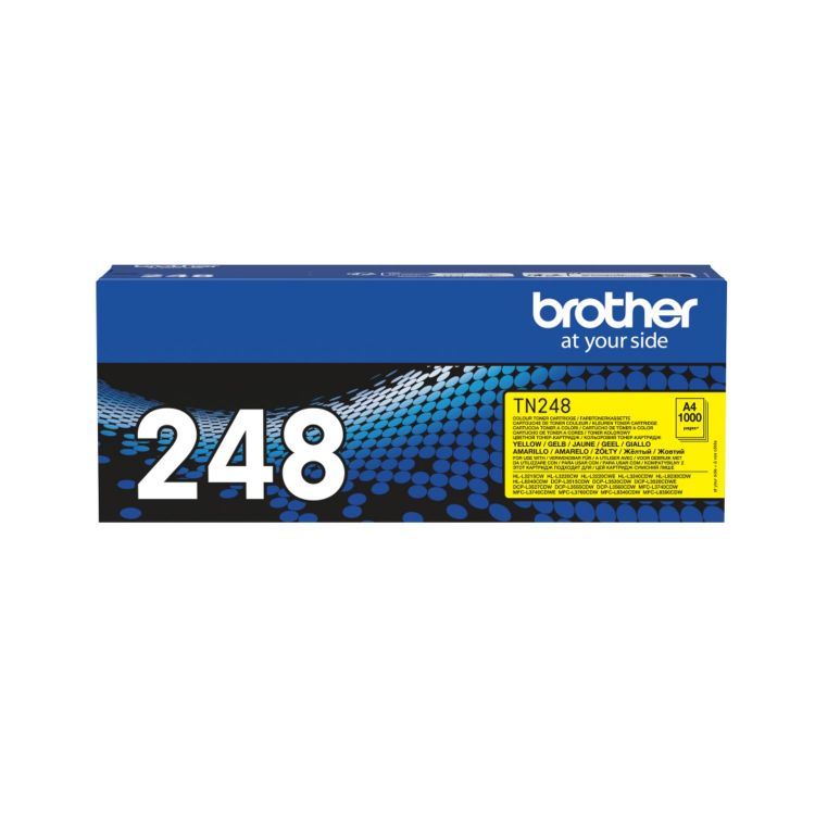 Brother TN248Y Standard Yield Yellow Toner Cartridge