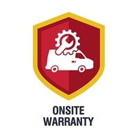 Red shield logo with white van and wrench symbol, featuring 