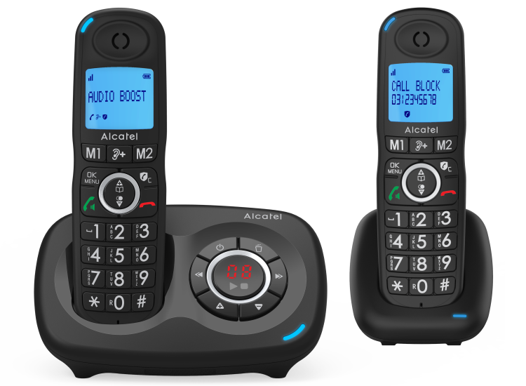 Alcatel XL595B Voice Twin DECT Call Block Telephone and Answer Machine