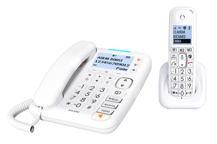 Alcatel XL785 Combo - Cordless phone with caller ID